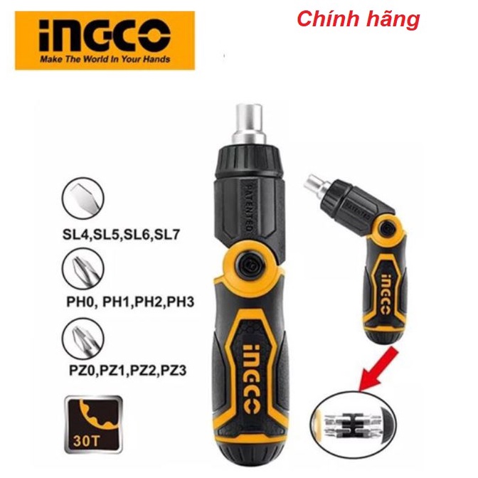 ĐỒ NGHỀ INGCO Bộ tua vít đa năng AKISD1208