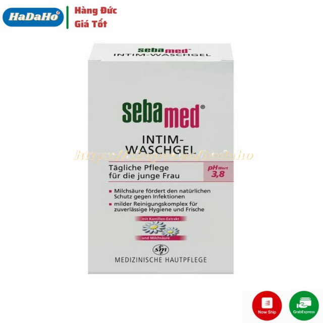 Dung Dịch Vệ Sinh Phụ Nữ Sebamed pH 3.8 200ml