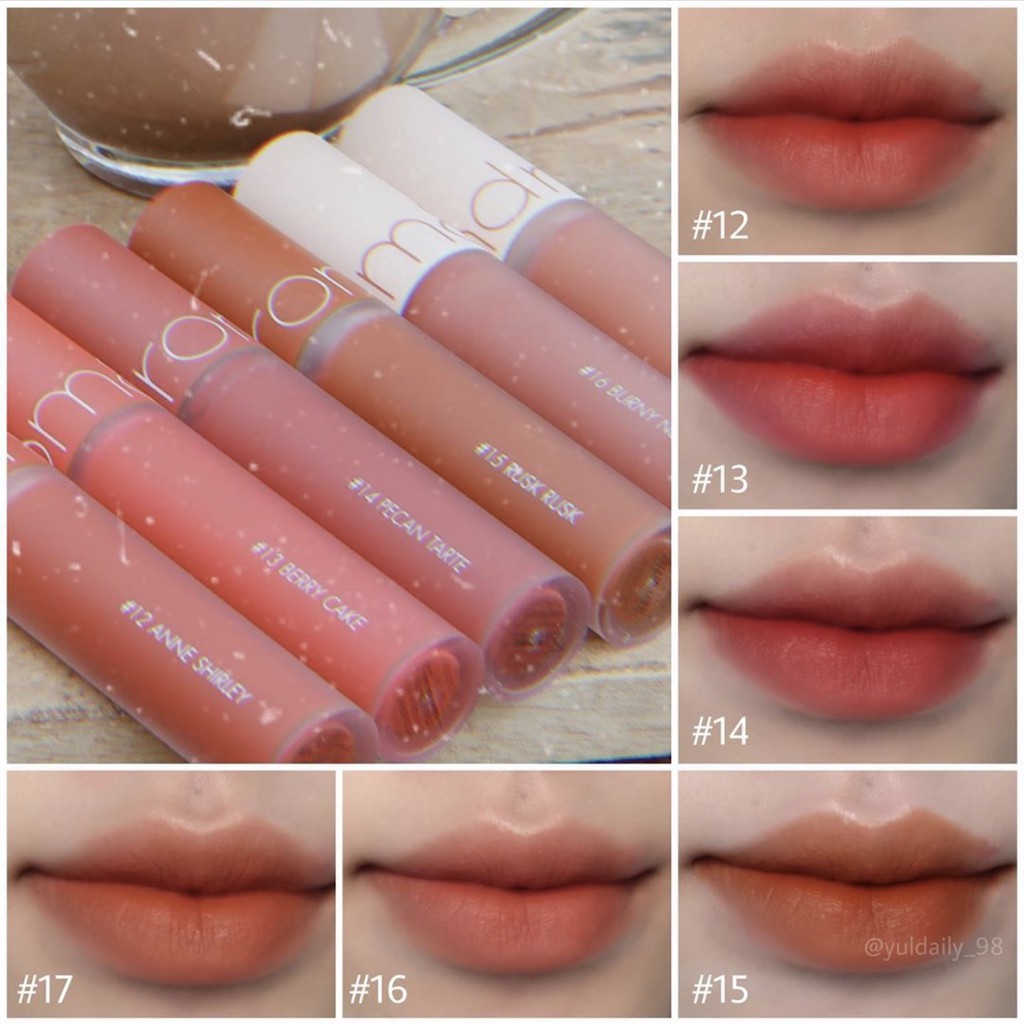 Son kem mịn mượt Romand Zero Velvet Tint Mới | BigBuy360 - bigbuy360.vn