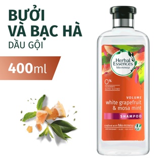 [Mã PG2112B giảm 8% đơn 199K] Dầu Gội Herbal Essences Bưởi và Bạc Hà 400ml