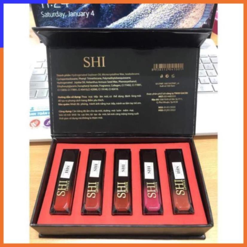 [HÀNG CHÍNH HÃNG] SET 5 SON Son Thỏi Lì - Son SHI phiên bản mới nhất 2021 - Bền màu - Tự nhiên [BẢO HÀNH 12 THÁNG] V V V | BigBuy360 - bigbuy360.vn