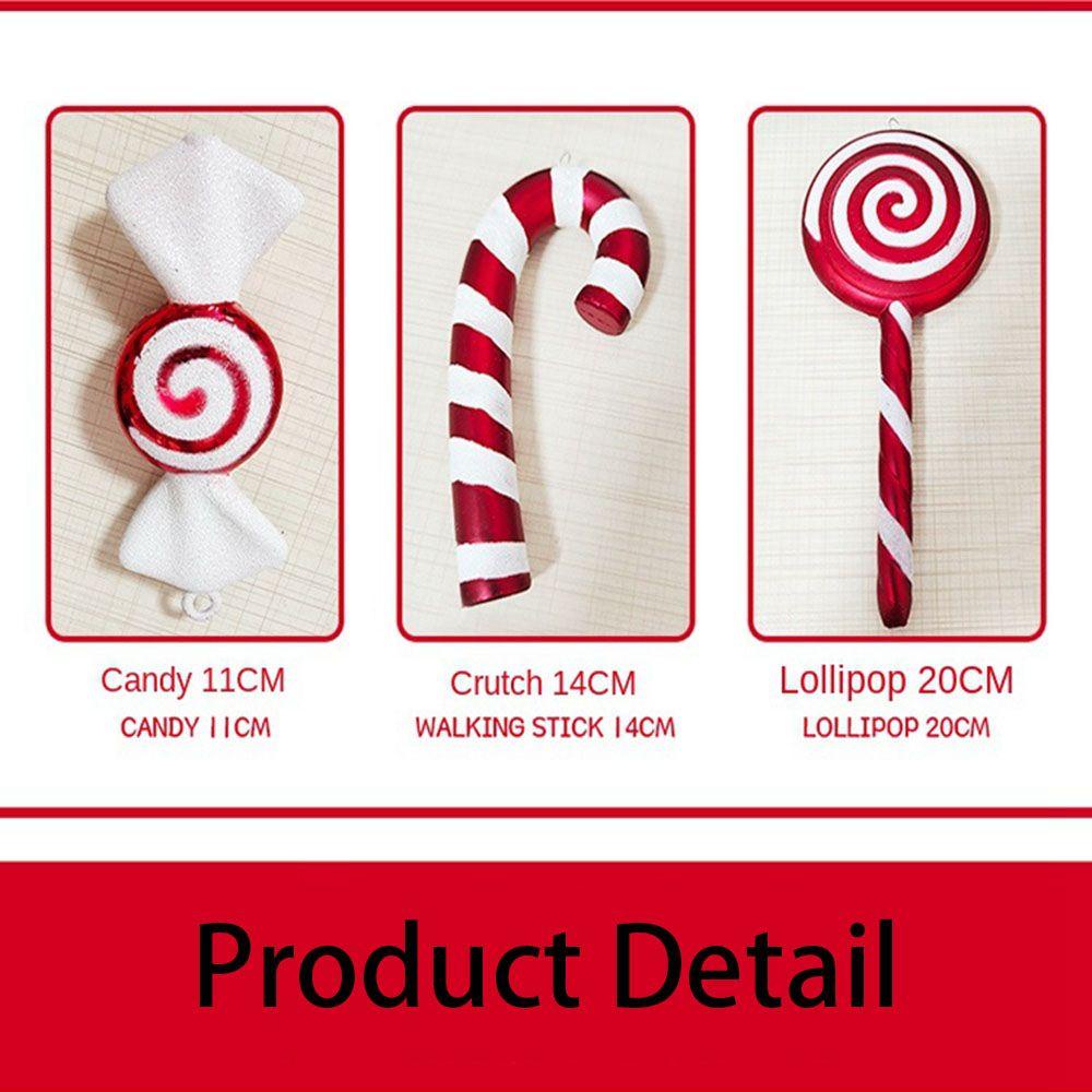 YIYU Kẹo Mút Trang Trí Giáng Sinh Mới