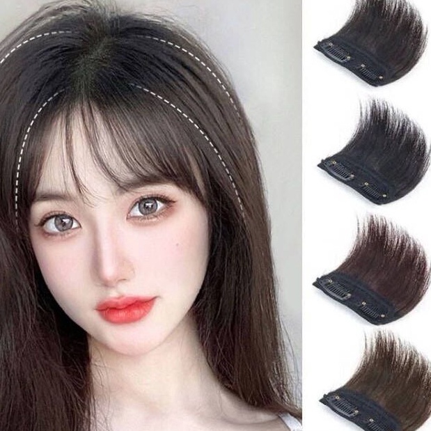 Bộ Tóc Giả Có Đệm Đầu Lâu Tăng Chiều Cao Không Để Lại Dấu Vết Tóc Sành Điệu Cho Nữ