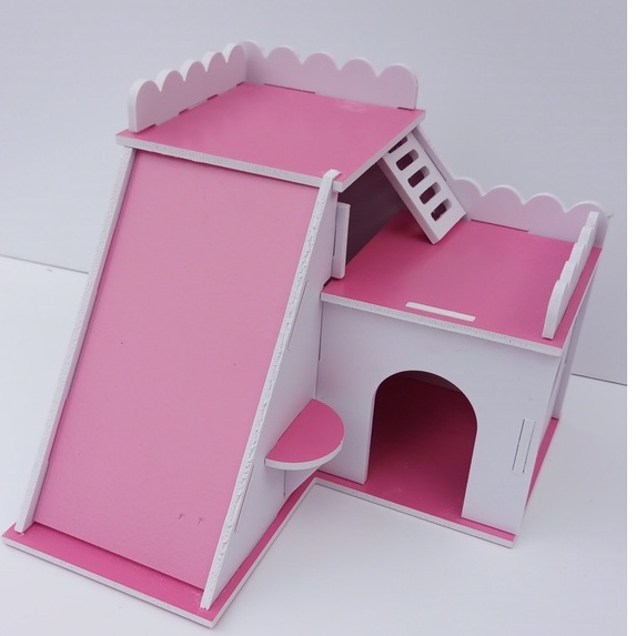 Nhà ngủ hiện đại kích thước lớn cho hamster kích thước 22x21x18cm - XNTC24