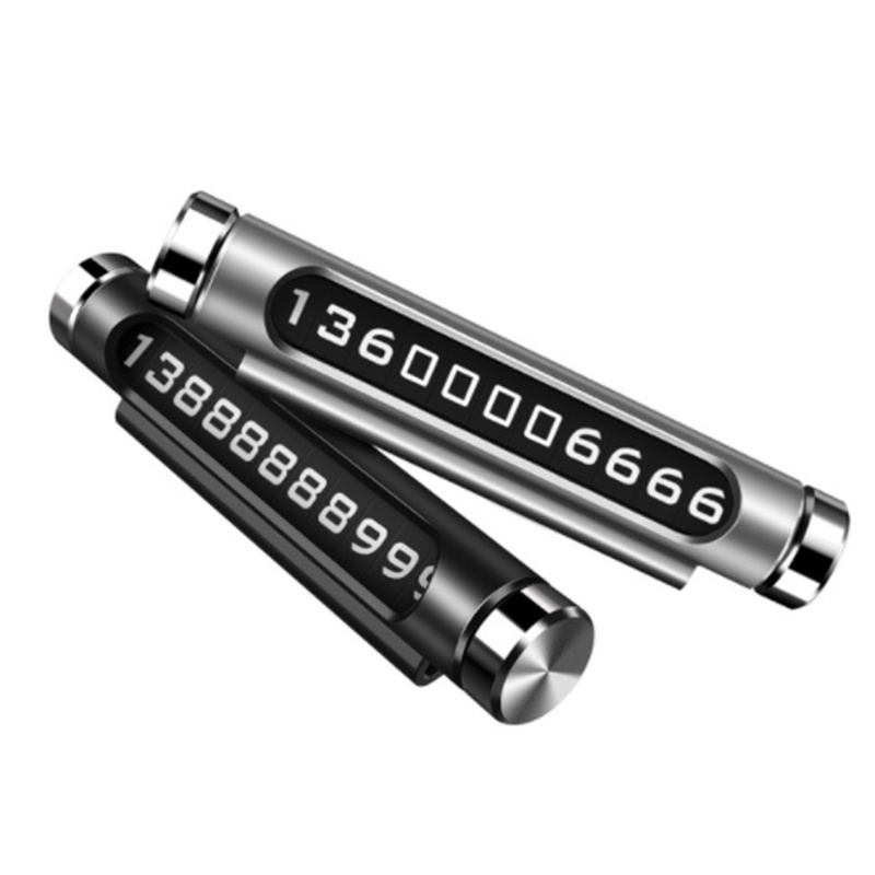 Thẻ Ghi Số Điện Thoại Đỗ Xe Tạm Thời Bằng ABS Có Đèn Led