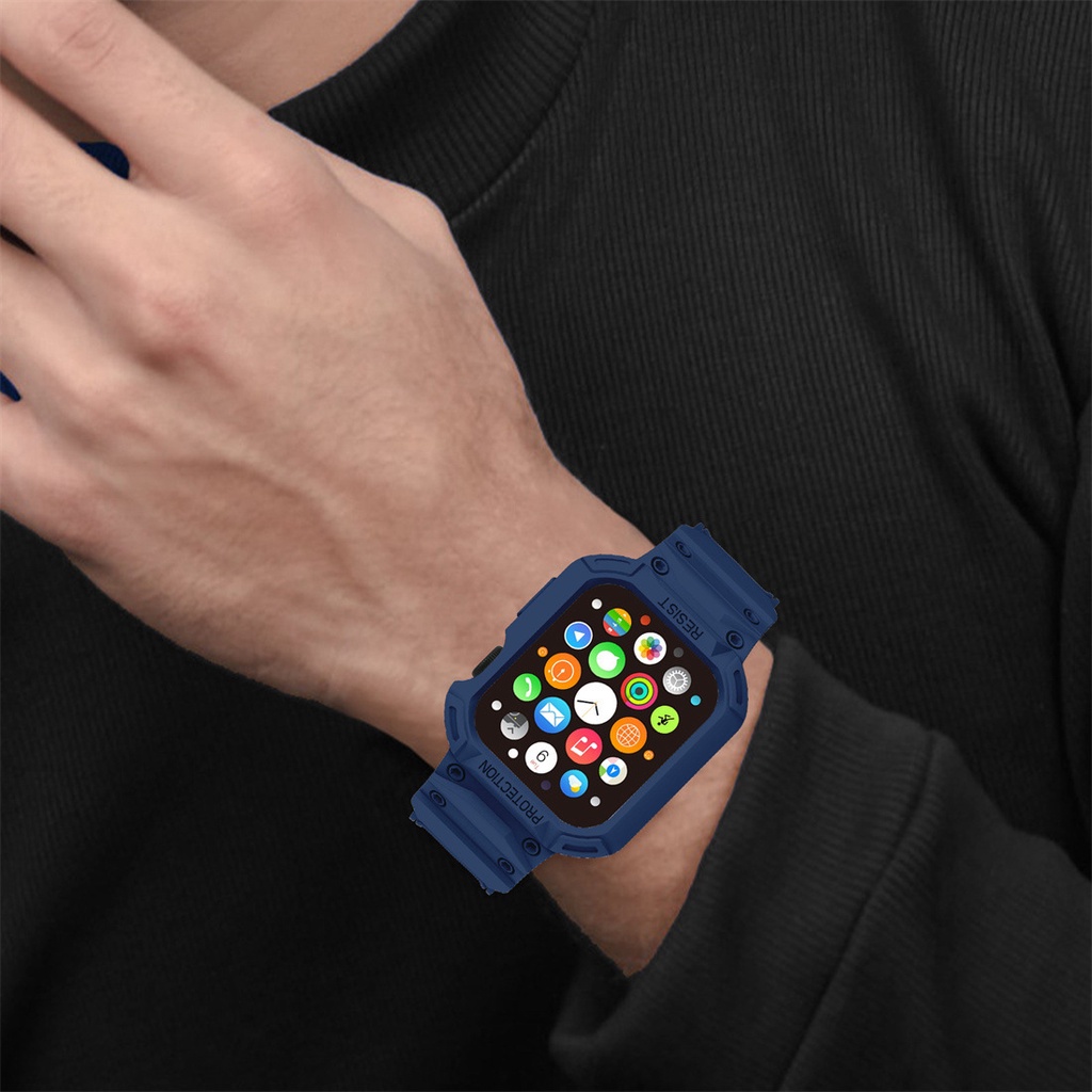 Ốp Case Kèm Dây Đeo Chống Shock dành cho Đồng Hồ Apple Watch