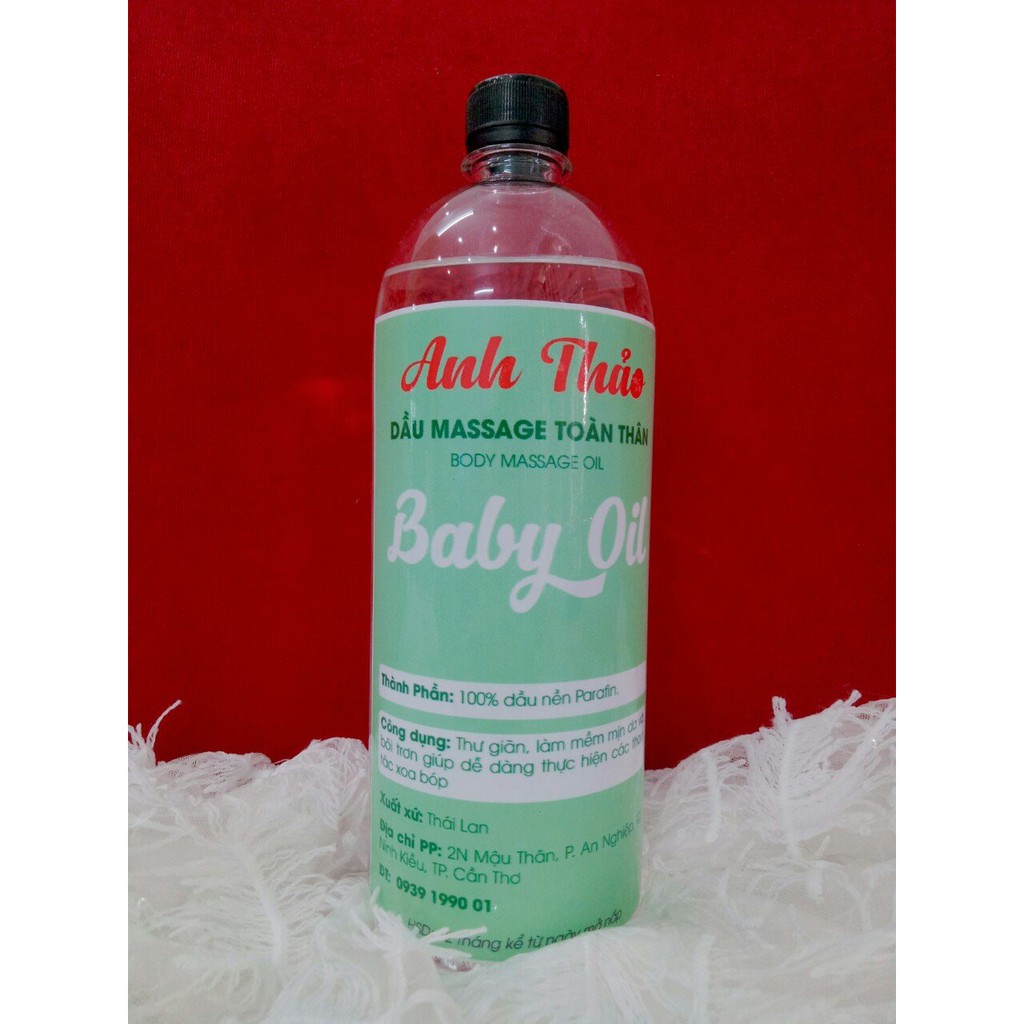 DẦU MASSAGE BODY KHÔNG MÙI HƯƠNG 1000ML