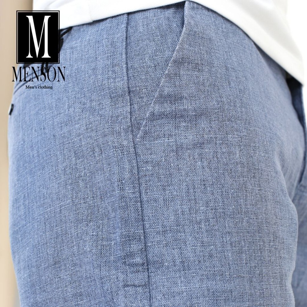 ⭐HÀNG LOẠI 1⭐Quần Short Nam Vải Đũi Xước Cao Cấp Nhiều Màu - Quần Sooc Ngố Nam Gài Nút Chất Mát Mềm Mịn MENSON M508 | BigBuy360 - bigbuy360.vn