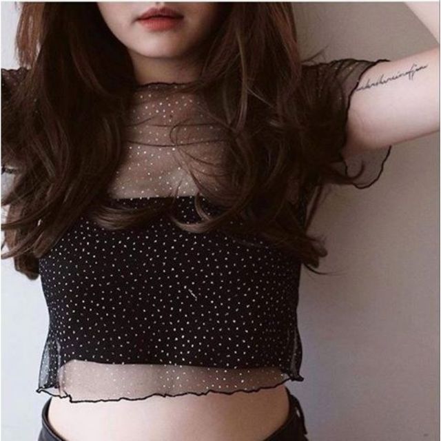 Áo croptop yếm