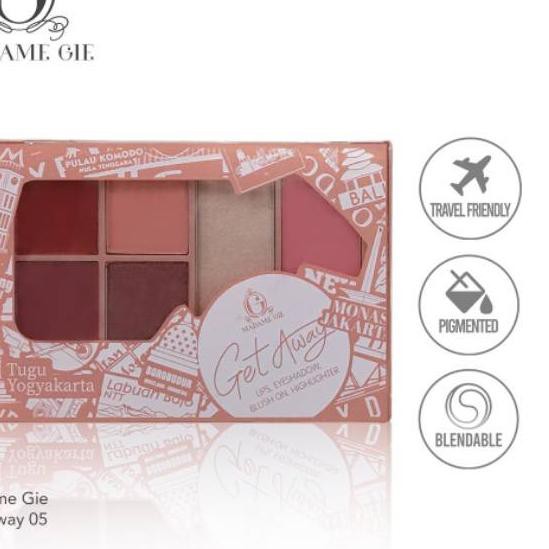 (hàng Mới Về) Bảng Phấn Trang Điểm Mặt Madame Gie Getaway | BigBuy360 - bigbuy360.vn