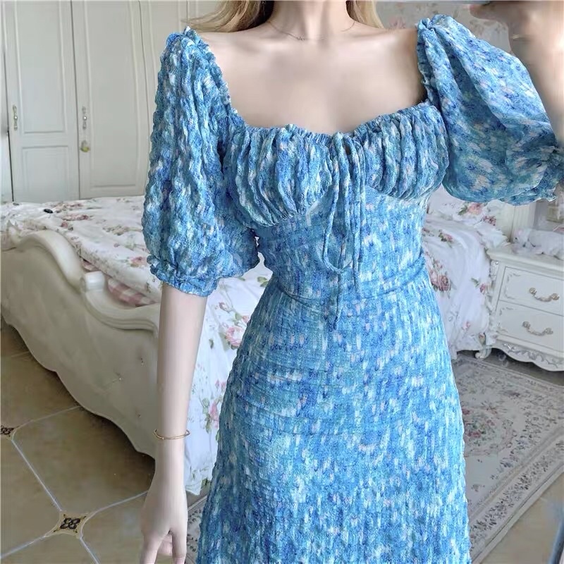 Váy maxi trễ vai sang chảnh