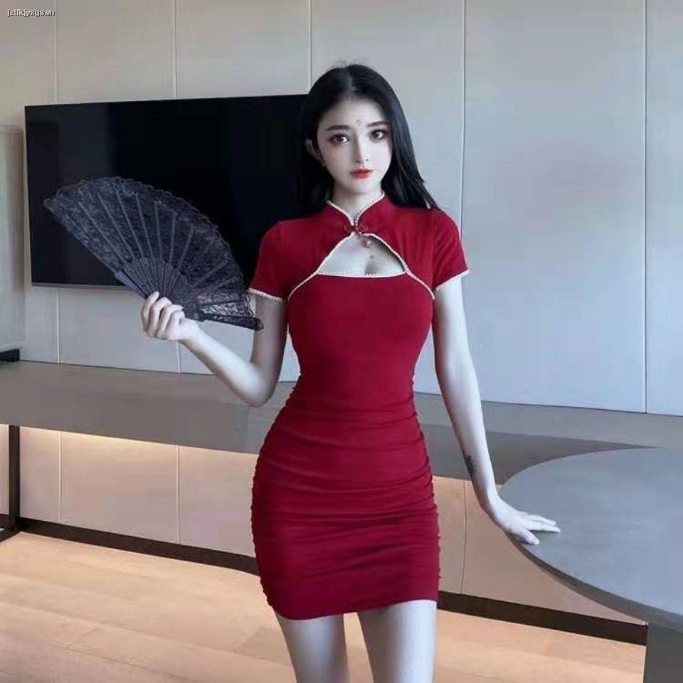 Đầm Sườn Xám Cách Tân Thiết Kế Mới Quyến Rũ Thời Trang Mùa Hè Dành Cho Nữ