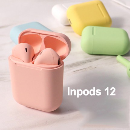 Tai nghe nhét tai inpods i12 tws bluetooth mini âm thanh trung thực thích hợp cho hệ điều hành Android / IOS