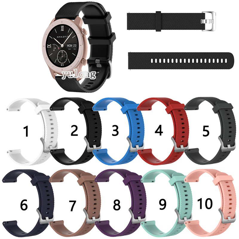 Dây Đeo Silicon Cho Đồng Hồ Thông Minh Huami Amazfit Gtr 42mm