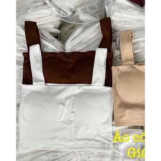 ÁO 2 DÂY TRƠN CROPTOP