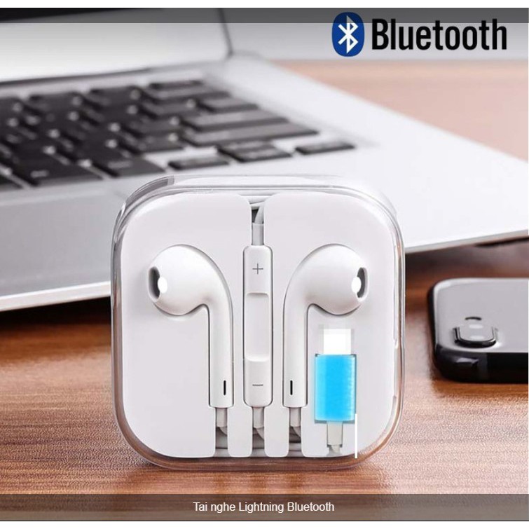 Tai Nghe Iphone 7 Bluetooth Bảo Hành 6 Tháng Tương Thích Với Dòng Iphone 7/8/7 Plus/8 Plus x/xs/11/11pro âm thanh cực êm