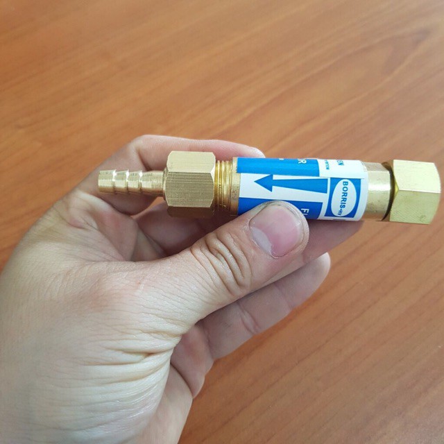 Bộ Van chống cháy ngược đồng hồ gas oxy ren 17