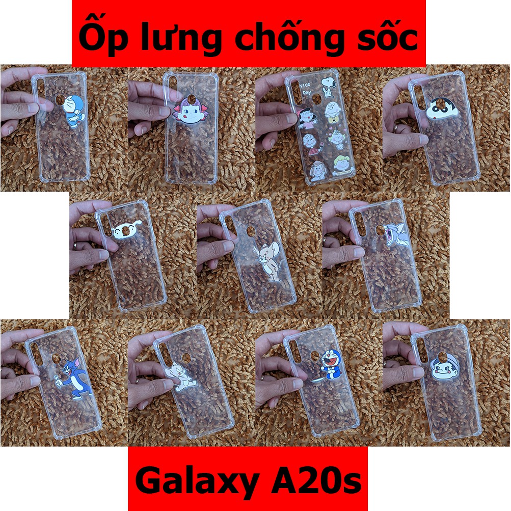 Ốp lưng chống sốc Samsung Galaxy A20S (loại dẻo)