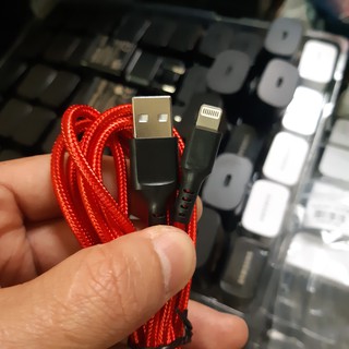 Cáp Dù Lightning GH01 Dài 2m Cho Iphone, Ipad, Hàng Nhập Khẩu