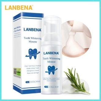 Kem Tẩy Trắng Răng Lanbena 60ml , Làm Trắng Sáng Răng, Tẩy Sạch Vết Ố Vàng, Khử Mùi Hôi Miệng