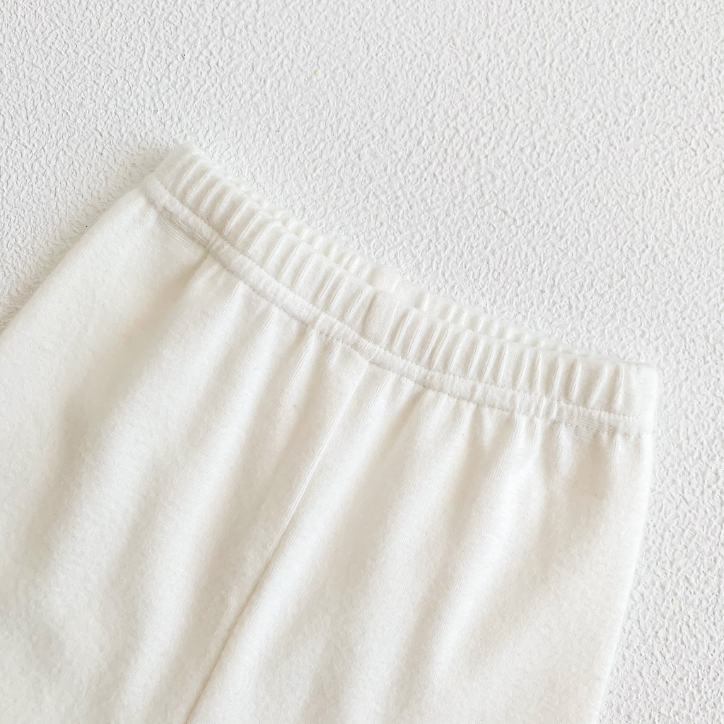 Quần Tất Cotton Đính Nơ Đen Thời Trang Mùa Đông Cho Trẻ Em 0-2 Tuổi