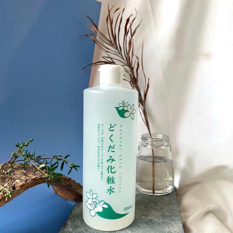 Nước hoa hồng diếp cá Dokudami Natural Skin Lotion Nhật 500ml