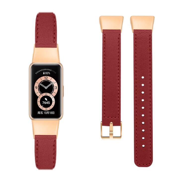 Dây Đeo Da Thay Thế Cho Đồng Hồ Thông Minh Huawei Band 8 7 6 / Honor Band 6