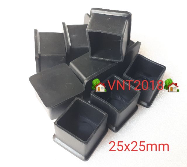 Cao su bọc chân ghế 25x25mm | BigBuy360 - bigbuy360.vn