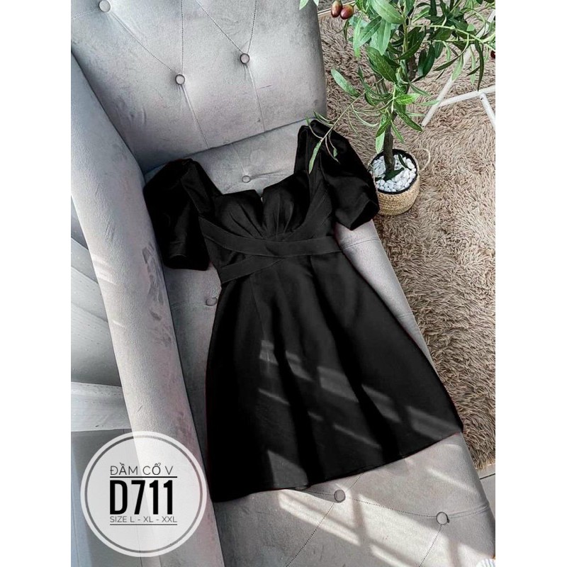 đầm dự tiệc tay phồng nhẹ bigsize 55kg-95kg✅✅ | BigBuy360 - bigbuy360.vn