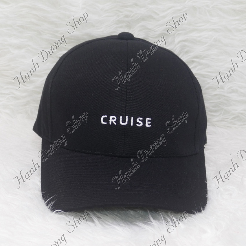 Mũ kết vải kaki thêu chữ khóa xịn phong cách thời trang phù hợp cả nam lẫn nư