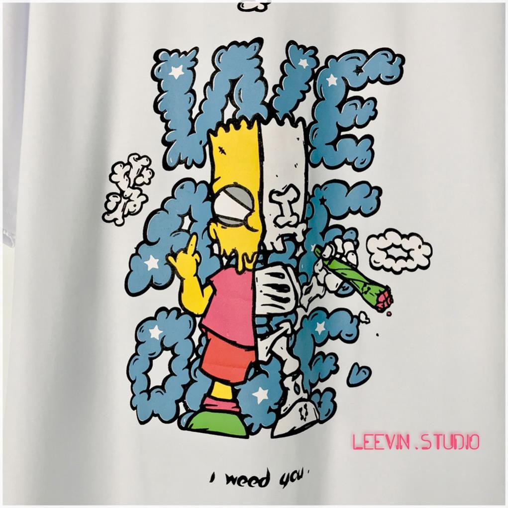 Áo thun form rộng Unisex Hey You Simpson x Jason We are one (Kèm hình chụp + Video) [TE-HY01] Leevin Store  ༷