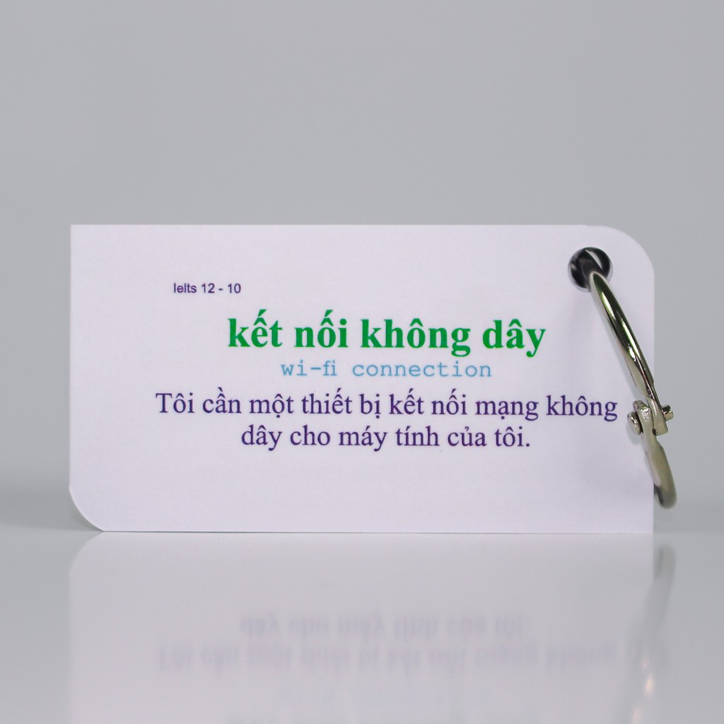 Flashcard Tiếng Anh IELTS B  - 3 loại giấy