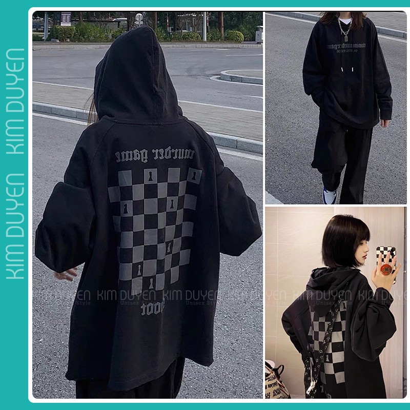 Áo Nỉ Hoodie Cực Chất Áo Hoodies Nỉ Gấu Form Rộng Unisex Nam Nữ Mặc Thoải Mái Freesize <65kg | BigBuy360 - bigbuy360.vn