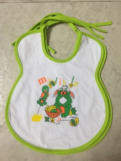 set 2 yếm ăn dặm cột dây