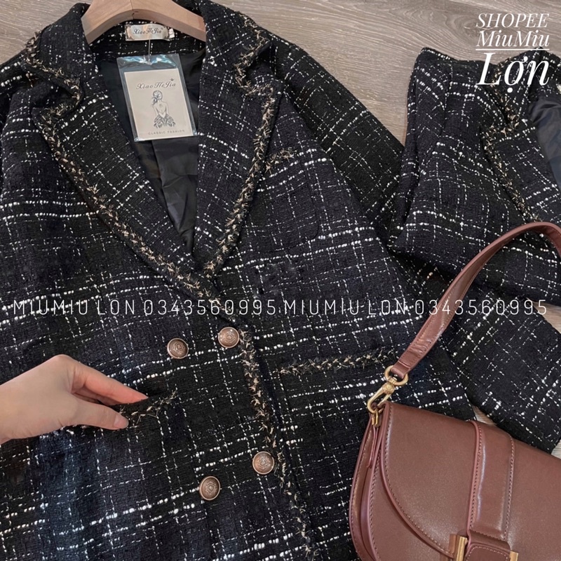 ÁO DẠ tweet ĐEN QC | BigBuy360 - bigbuy360.vn
