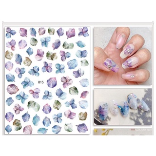 Sticker trang trí nail hoa 815