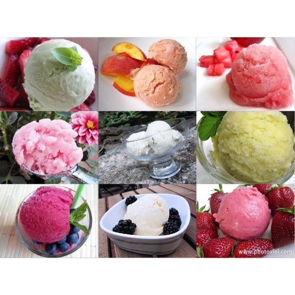 Máy làm kem từ trái cây đông đá FUJICOOK DD-59 (Đen)