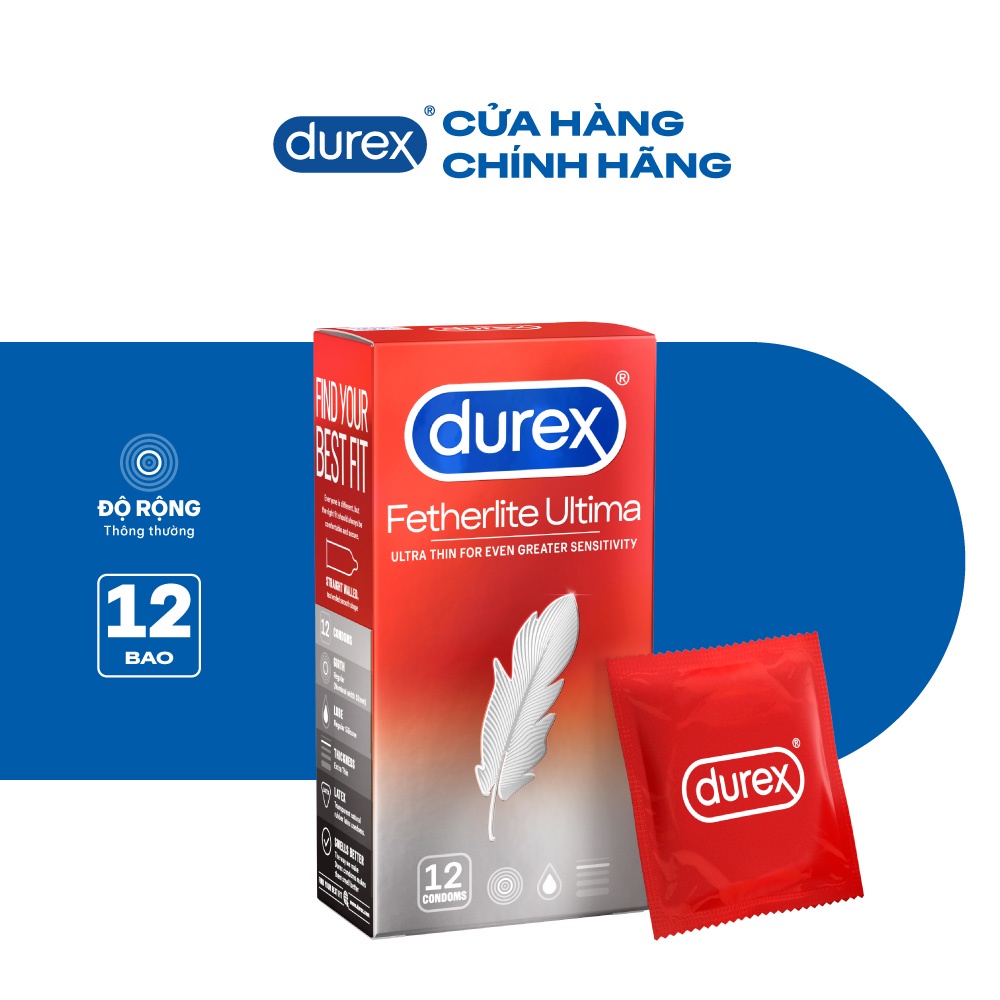 Bao cao su Durex Fetherlite Ultima 12 bao