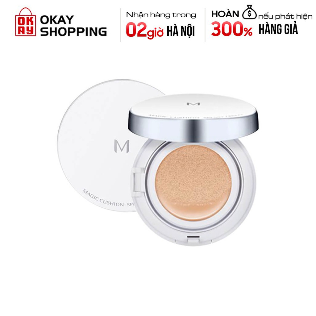 Phấn nước che khuyết điểm kiềm dầu Missha M Magic Cushion SPF 50+ PA+++ 15g