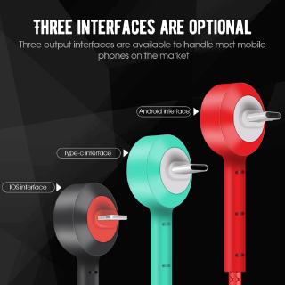 Dây cá sạc truyền dữ liệu Micro USB Type C Lightning cho iPhone 11 Android