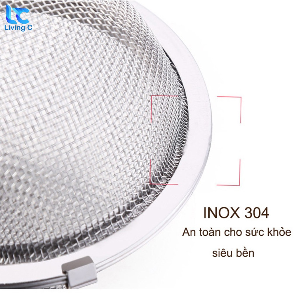 Lưới lọc trà , lọc gia vị INOX hình cầu Living C_ BX