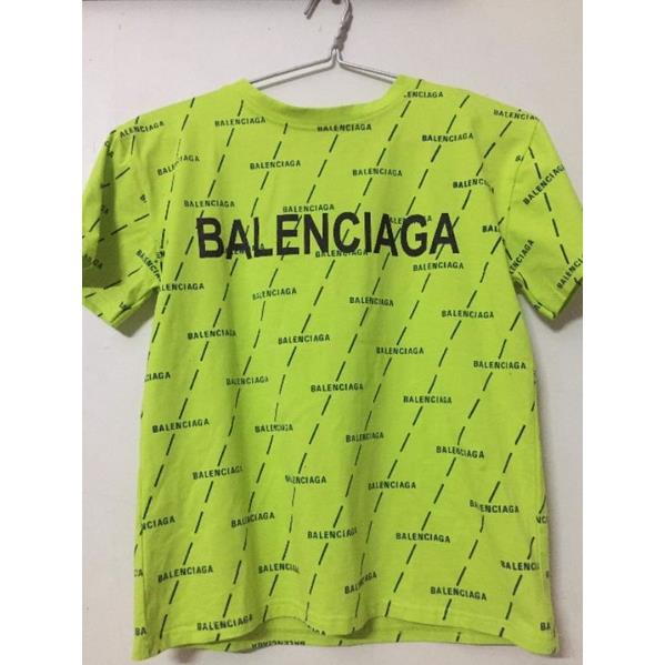Áo balenciaga xanh chuối chất vải cotton mát chất mịn ! !