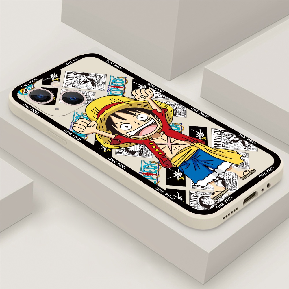 Ốp ĐiệN ThoạI HọA TiếT One Piece Cho iPhone 13 12 11 mini Pro Max XS XR X 7 8 SE 6 6S mini Pro