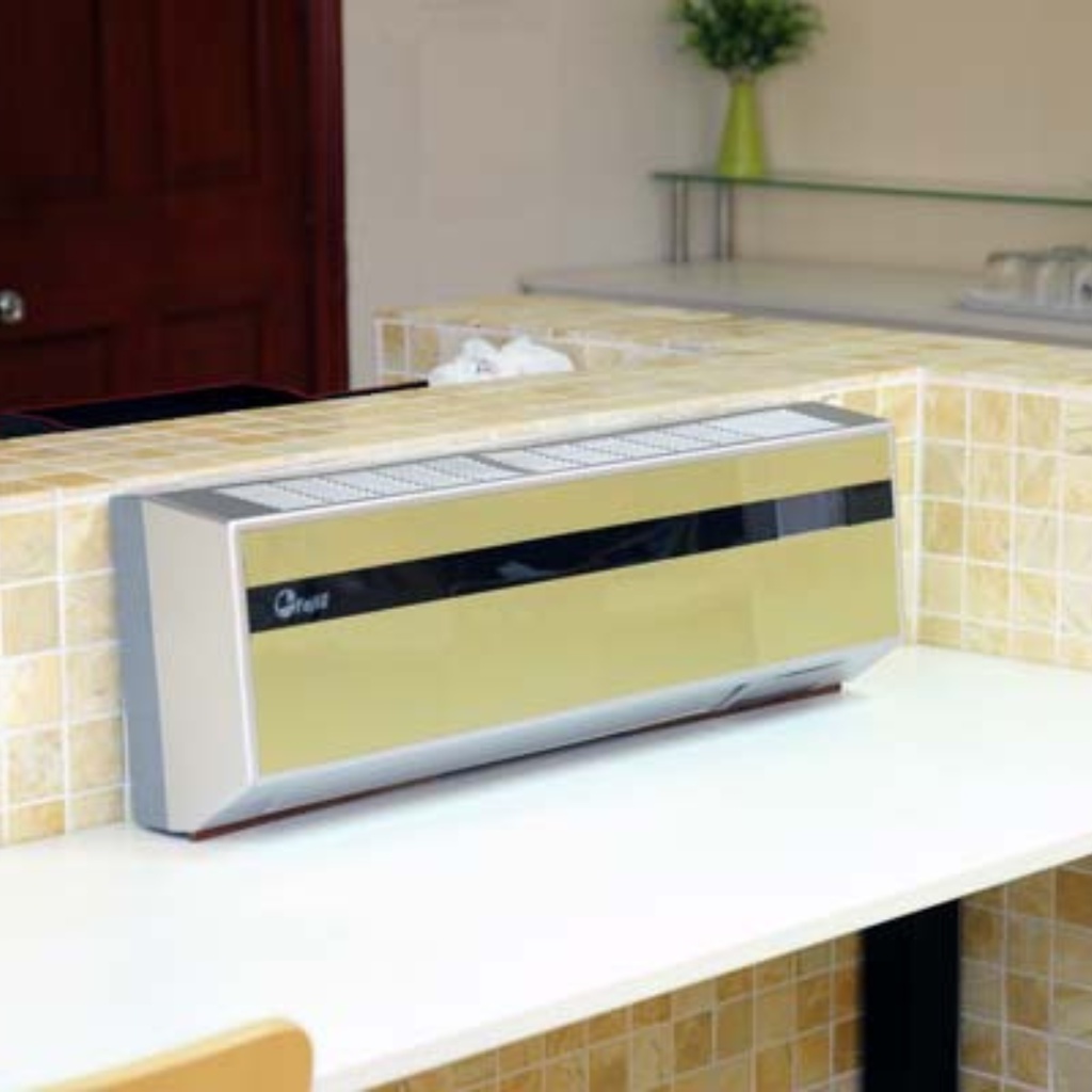 Máy Sưởi Gốm Ceramic, Quạt Sưởi Treo Tường FujiE CH-2500 không đốt oxi, gió đảo chiều tự động, điều khiển từ xa
