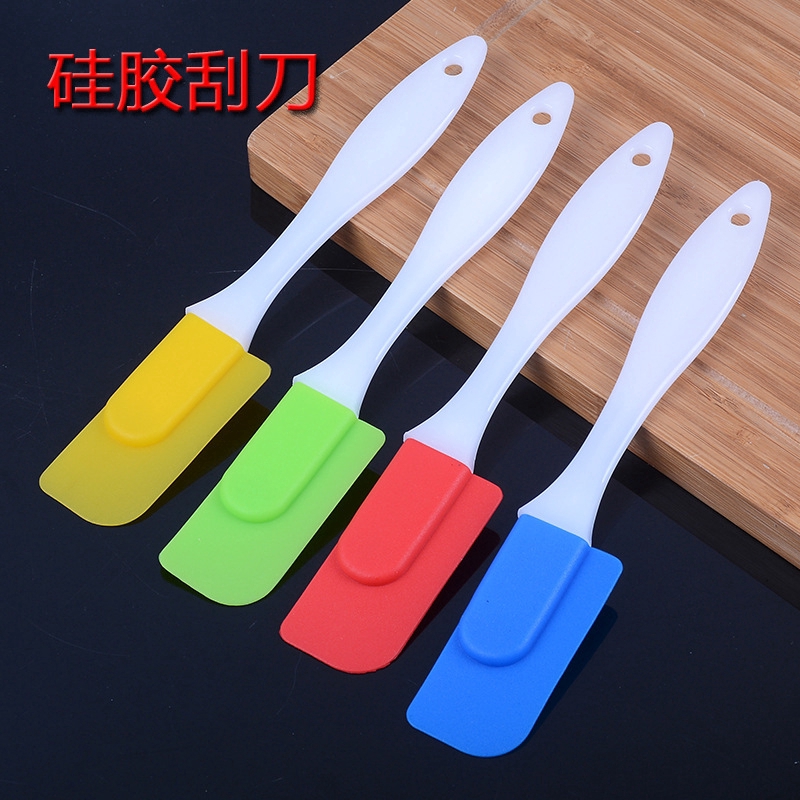 19CM Silicone Cake Spatula Cooking Scraper Butter Baking Kitchen Utensil Tools