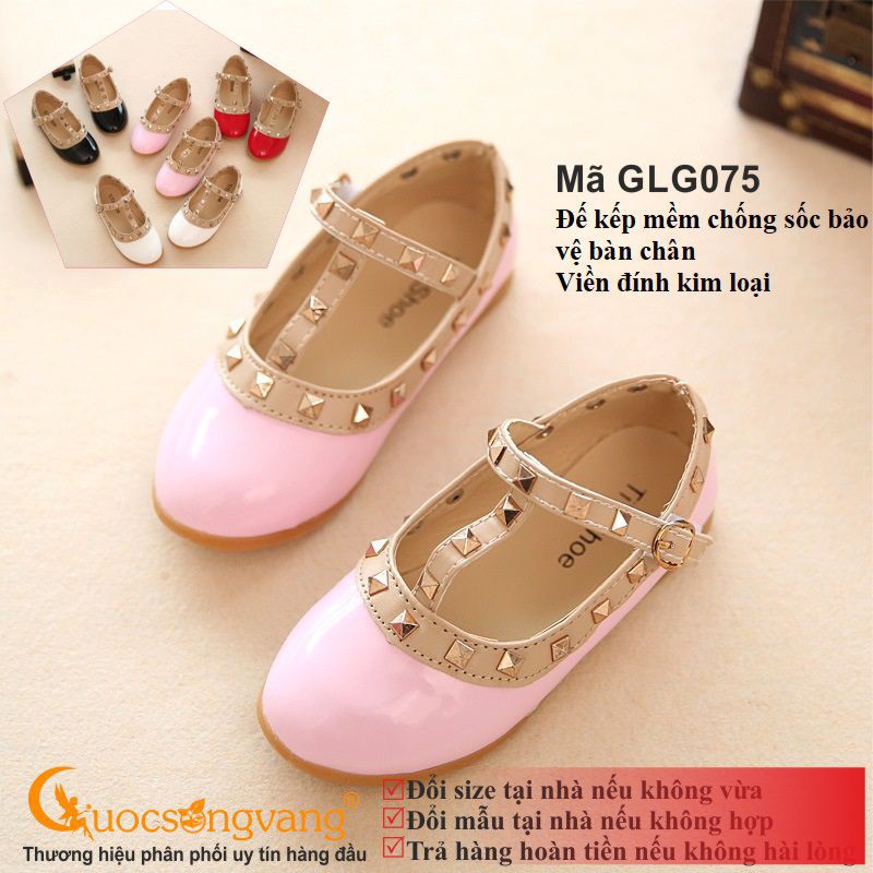 Giày bé gái đẹp giày học sinh GLG075 Cuocsongvang