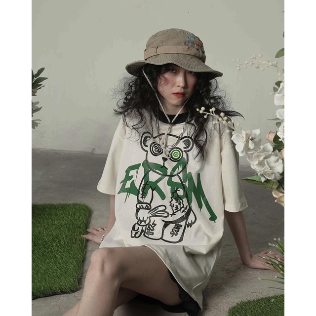 Áo thun ERSM “TEDDY/CREAM”