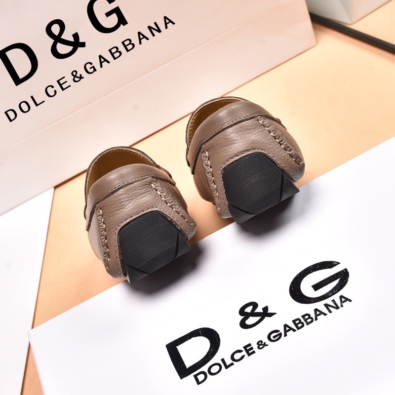 Giày lười cho nam thương hiệu Dolce & Gabbana D&G da thật cao cấp mẫu mới