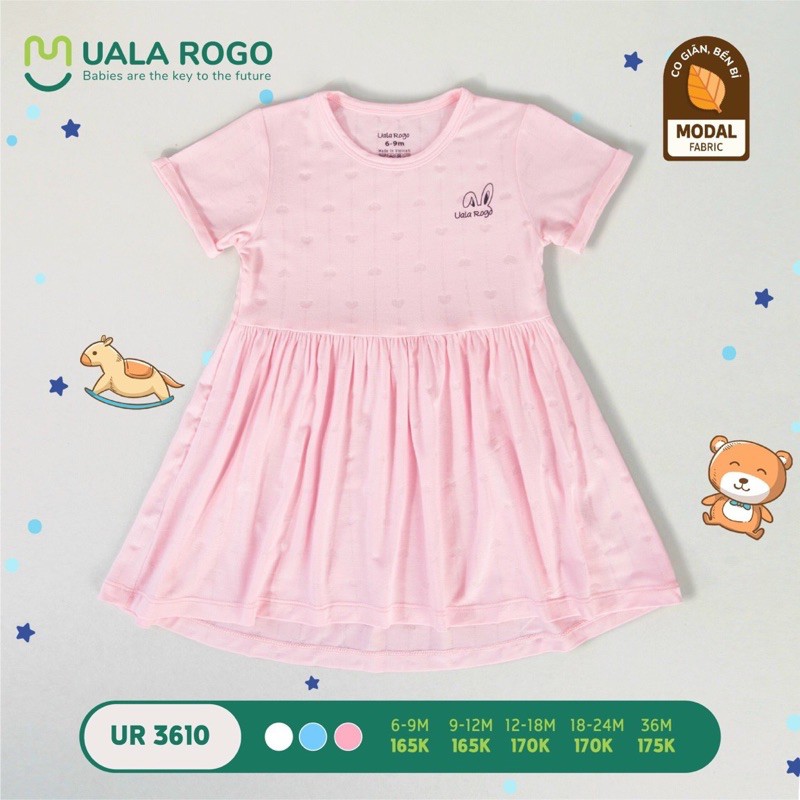 UALA ROGO - Váy cộc tay Modal 12m - 36m