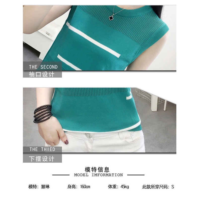 Áo Nữ Không Tay Chất Liệu Lụa Mát Thiết Kế Mới Thời Trang